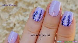 Yorkie dog nail art design tutorial glitter beads rhinestones & pearls. Lavender Nail Art Design Using Acrylic Paint 3bf1wwcs090 Video Dailymotion
