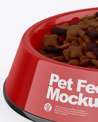 Glossy Pet Feeding Bowl Mockup In Cup Bowl Mockups On Yellow Images Object Mockups
