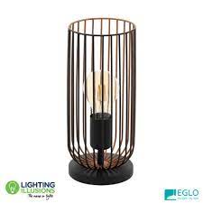 Alibaba.com offers 29,701 black table lamp products. Eglo Roccamena Black And Copper Wire Cage Table Lamp Lighting Illusions Online