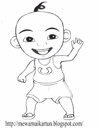 Nikmati juga fitur cicilan 0% sehingga kamu bisa belanja online dengan nyaman di. Sketsa Gambar Upin Ipin