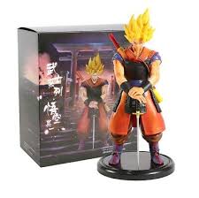 Plus tons more bandai toys dold here Dragon Ball Z Figure Son Goku Super Saiyan Samurai Anime Figure 22cm Ebay