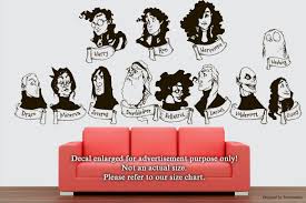 Amazon Com Characters Of Harry Potter Wall Decals Stickers