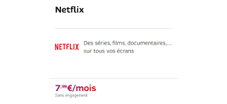 Vous pouvez souscrire un abonnement netflix classique, à partir de 7,99 € et jusqu'à 15,99 € par mois. Netflix Sfr Prix Et Caracteristiques De L Abonnement Sans Engagement