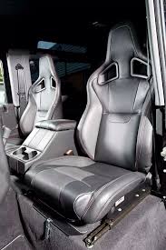 Lr Defender Retrimmed Svx Seats Land Rover Defender Interior Land Rover Defender Pickup Land Rover Defender