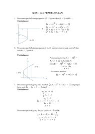 Kumpulan soal dan jawaban geom. Soal Dan Pembahasan Parabola