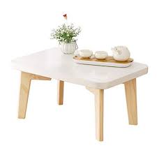 Solid Wood Small Coffee Table Living Room Bay Window Tatami Simple Short Side Table White Size 50 Coffee Table Living Room Japanese Style Small Coffee Table