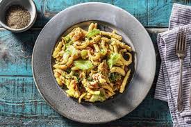 Gebratene Spatzle Mit Bacon Rezept Hellofresh Rezept Rezeptideen Rezepte Spatzle