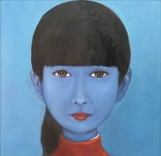 Blue, Drawing by Huang Dan Yang T Wong