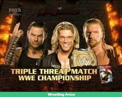 Armageddon 2008 Jeff Hardy Vs Triple H Vs Edge Wrestling Amino