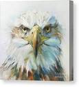 Eagle Portrait Canvas Print / Canvas Art by Tina LeCour - Tina ...