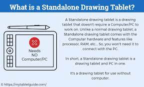 Standalone Drawing Tablet With Screen Drawing With Crayons