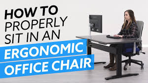 So jon cinkay from the hospital for special surgery is here to show you how to make your desk adapt to you and not the other how to ace your video interview. How To Properly Sit In An Ergonomic Office Chair Youtube