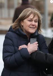 Mariés en secret 3 jours avant la grande cérémonie qualifiée de spectacle ! Marie Laure Augry Sorties Des Obseques D Herve Bourges En L Eglise Saint Eustache A Paris Le 2 Mars 2020 Purepeople