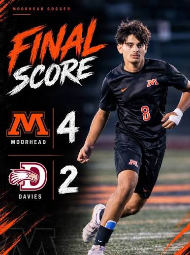 Moorhead Wins!! ⚽️🥔⚡️ Spuds best the Eagles 4-2. Goals by Ibrahim Abdi, Gyven Beljulji, and Tyler Gast (x2) Good game boys!!!