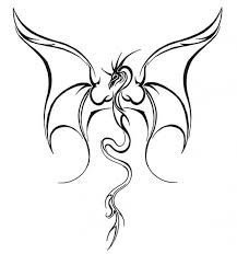 Simple Flying Dragon Tattoo Design Make On Paper Jpg 630 673 Celtic Dragon Tattoos Dragon Tattoo Drawing Dragon Tattoo