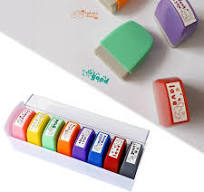 Encouragement Stamps 8-Piece Teacher Stamp Set - DIY For Classroom - ABS  Plastic Praise Seals Student Encouragement Stamps