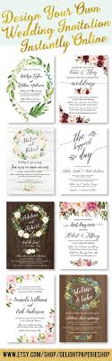 Beautiful Wedding Invitations Printable Templates Perfect For Rustic Boho Elegant Simple Cheap Affordable Diy W In 2019 Printable Wedding Invitations Wedding Invitations Simple Wedding Invitations