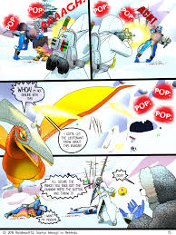 Chapter 3, page 15, of fan comic Star Fox Readventures. Fox and Krystal  secure the VIP, Prince Tricky, and now mu… in 2023 | Star fox, Cartoon  crossovers, Animated cartoons