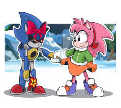 Happy b-day Amy Rose and Metal Sonic!!!!❤️ You two... - Tumbex