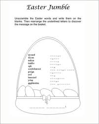 Celebrate this springtime holiday with our resources. Easter Jumble Printable Worksheet For Easter Jumpstart