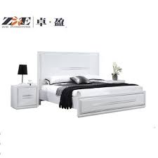 الصين على الإنترنت بيع Kd Package Mdf White Color Modern Bed غرفة نوم من الصين على Topchinasupplier Com