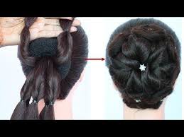 new juda hairstyle for party function and weddings juda hairstyle trick wedding guest hairstyle wedding guest hairstyles hair styles easy bun hairstyles