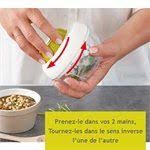 Mini Hachoir Manuel 2 Lames Inox Hachoir Manuel Coupe De Fruit Fruits