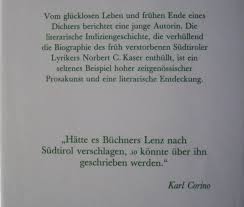 Für die zeit der trauer und des schmerzes geben aber vielleicht die erinnerungen an all die glücklichen stunden und das gemeinsam erlebte den nötigen trost und den mut, auch in die zukunft zu sehen. Winterende Biografie Des Sudtiroler Lyrikers Norbert C Luciana Glaser Buch Gebraucht Kaufen A02sfssj01zzb