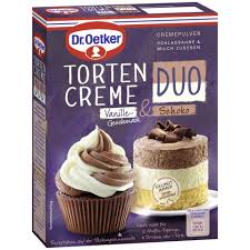 Nach jedem glas, das aus dem backofen genommen wird, den backofen wieder Dr Oetker Tortencreme Duo Vanille Schoko 105 G
