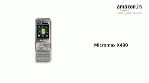 Micromax X490 (Metallic Grey) : Amazon ...
