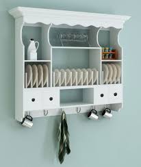Kitchen Wall Cabinet Shabby Chic Storage Wooden White Dresser Vintage Plate Rack Home Furniture Diy Furniture Cabinets Cupboards Kitchen Wall Cabinets