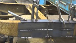 Auto frame shops should be able to easily spot signs of damage and take care of the necessary car frame repair near me. Backyard Frame Repair Fixing A Rusted Cracked Truck Frame Youtube