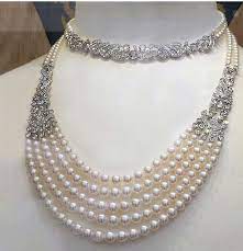 Perfectly Matched Pearl And Diamond Necklace By Cartier Cartier Pearlnecklace Diamondneck Pearl And Diamond Necklace Bridal Jewelry Diamond Moon Necklace