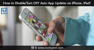 How To Disable Turn Off Auto App Updates On Iphone Ipad Mobile App Development Iphone Apps Iphone App Development