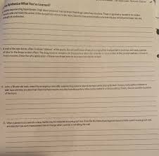 The trick to beating a lie detector test is understanding how one works. Solved W Synthesize What You Ve Learned Ardients Experie Chegg Com