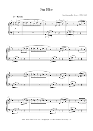 Maybe you would like to learn more about one of these? Beethoven Fur Elise Sheet Music For Piano 8notes Com