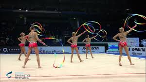 Electrostatic charge is also considered as one of the causes of the ribbon clinging to or entwining on the body. Russia Ribbons Rhythmic Gymnastics World Cup 2016 Espoo Youtube