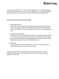 Create a high quality document online now! Should You Talk About The Company In A Cover Letter