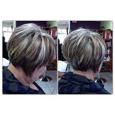 These Are Highlights Lowlights On Completely Gray Hair Blending Gray Hair Hair Highlights And Lowlights Gray Hair Highlights