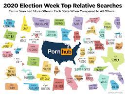 Site Pornhub lista termos mais buscados em estados dos EUA durante eleição  - 13/11/2020 - UOL Notícias