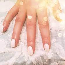 Cream Puff And White Pearl Glitter Cnd Shellac At Aspire Nails Shellac Cnd Shellac