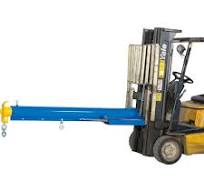 Forklift Telescoping Jib Boom Crane, 86-1/4" - 153-3/4"L, 4000 Lb. Capacity