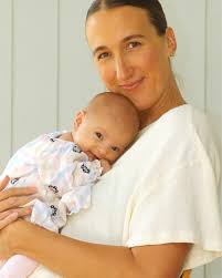 ICYMI: We caught up with Geelong-born Melbourne Vixens netball star  @emily_mannix to chat about motherhood (swipe to see how gorgeous her  little Mabel is) and why she's committed to helping grassroots netballers