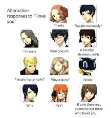Responding To I Love You Smt Persona 5 Amino
