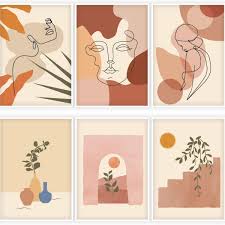 46 Cheap But Expensive Looking Apartment Accents On Amazon Abstract Line Art Minimalist Wall Art Wall Art Prints