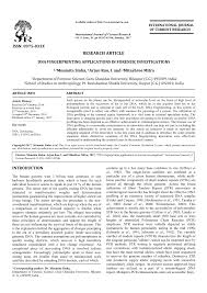 Worksheets are forensic language analysis found worksheet you are looking for? Pdf Dna Fingerprinting Applications In Forensic Investigations