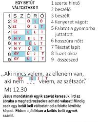 Egy Betut Valtoztass 9 Ezen Az Oldalon Bibliai Ihletesu Rejtvenyeket Talalhattok Rejtvenytipusonkent Csoportositva Periodic Table
