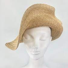 Natural Straw Clamshell Hat Etsy In 2021 Small Headband Large Headbands Hats