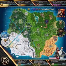 The location of fortbyte 24 was actually given away in the fortnite season 9 battle pass overview video epic released yesterday. Fortnite Season 8 Week 3 Challenges Cheat Sheet Sorrowsnow77