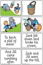 nursery rhyme match up worksheets 99worksheets